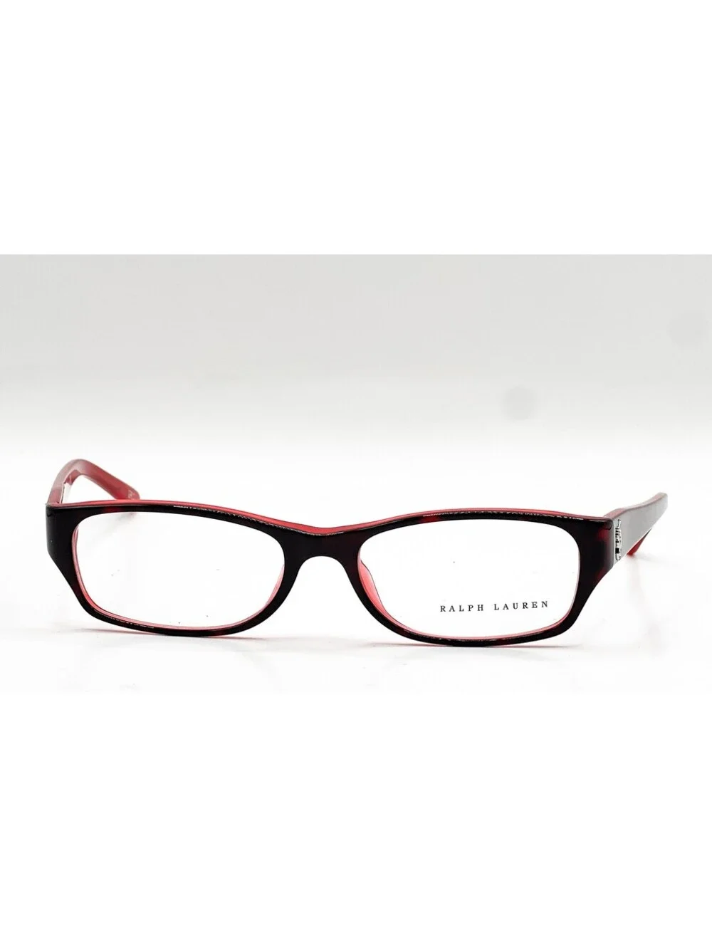 Ralph Lauren RL 6058 5255 Top Havana Red Rectangle Eyeglass Frames 53-16-135